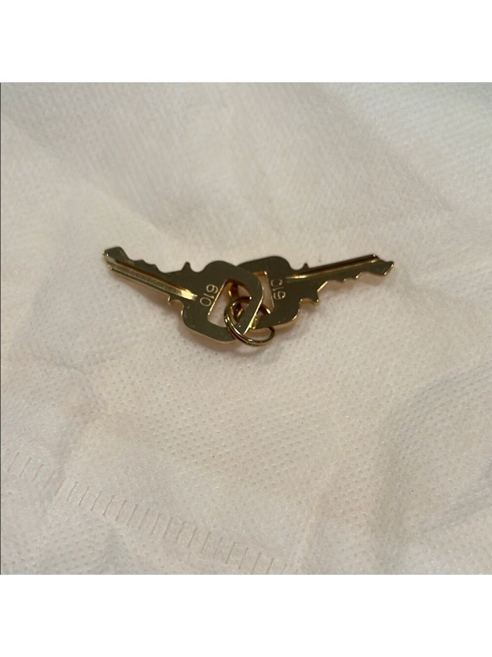 Louis Vuitton Gold tone keys #610 - Picture 3 of 3